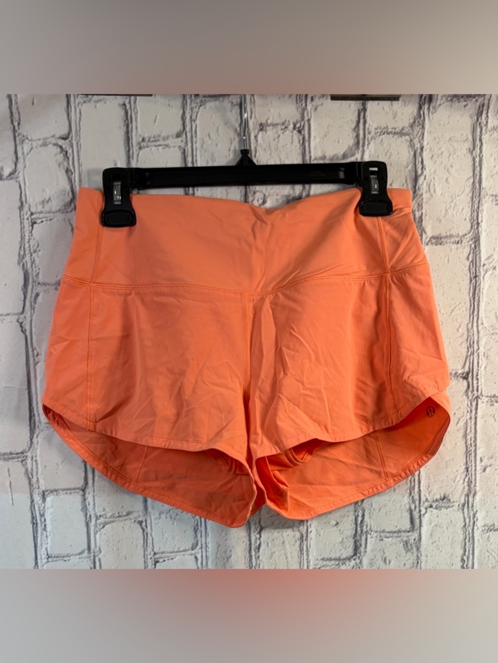 Lululemon Size:6 Women's Performance Shorts - Coral Orange